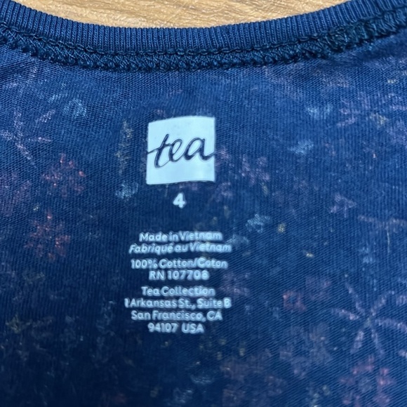 Tea Collection floral dress size 4 - Picture 7 of 8